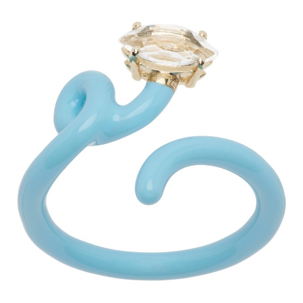  Bea Bongiasca Blue Baby Vine Tendril Ring 241172F024007