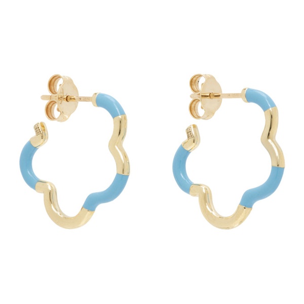  Bea Bongiasca Blue B Mini Earrings 242172F009000