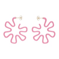 Bea Bongiasca Pink Maxi Margherita Earrings 242172F009004