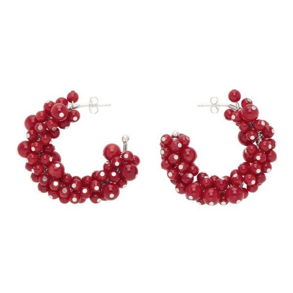  Beaufille Red Hyacinth Hoops 231868F022005