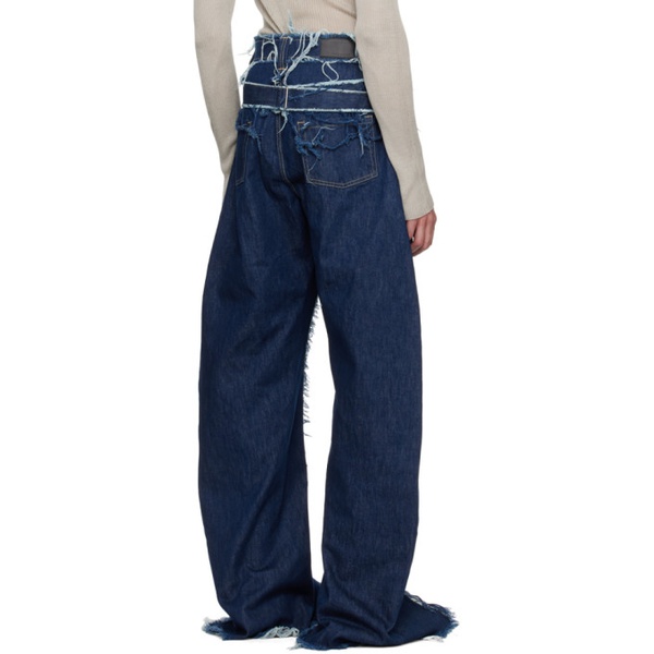  비앙카 손더스 Bianca Saunders Blue Ess Jeans 241191M186000