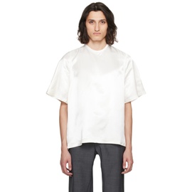 비앙카 손더스 Bianca Saunders White Mun T-Shirt 241191M213000