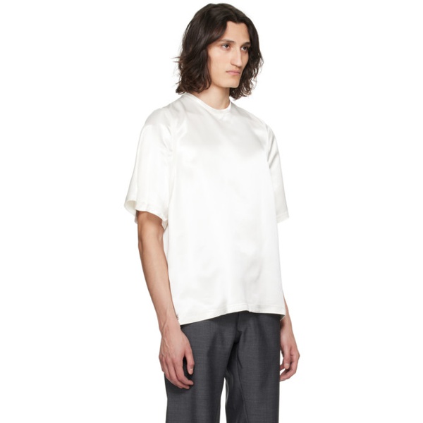  비앙카 손더스 Bianca Saunders White Mun T-Shirt 241191M213000