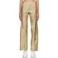 비앙카 손더스 Bianca Saunders Beige Bailey Trousers 231191F087004