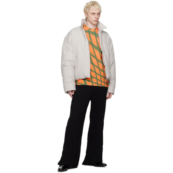  비앙카 손더스 Bianca Saunders Orange & Green Tarone Long Sleeve T-Shirt 231191M213001