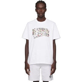 빌리어네어보이즈클럽 Billionaire Boys Club White Printed T-Shirt 241143M213008