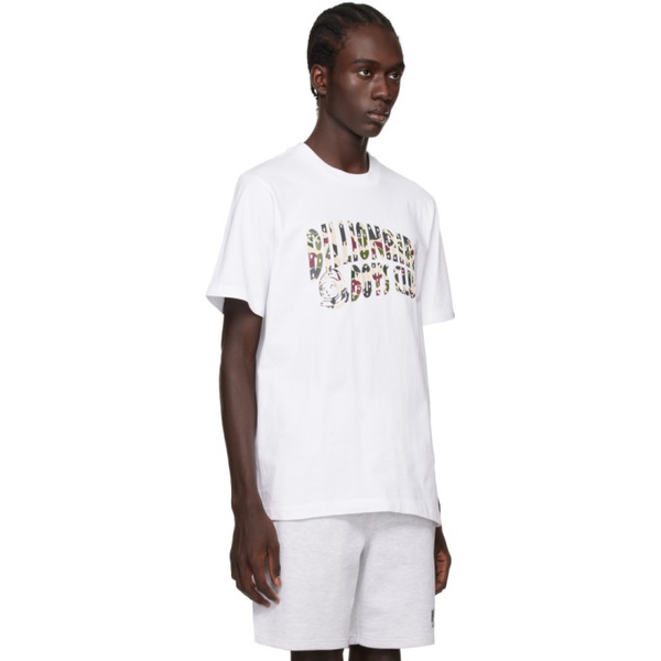  빌리어네어보이즈클럽 Billionaire Boys Club White Printed T-Shirt 241143M213008