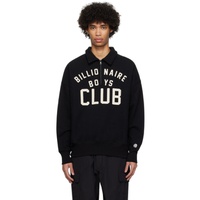 빌리어네어보이즈클럽 Billionaire Boys Club Black Spread Collar Sweatshirt 241143M202016