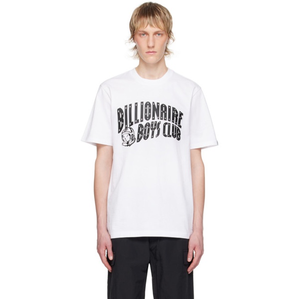  빌리어네어보이즈클럽 Billionaire Boys Club White Arch T-Shirt 242143M213008