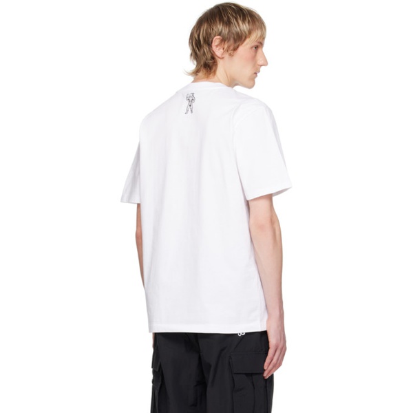  빌리어네어보이즈클럽 Billionaire Boys Club White Arch T-Shirt 242143M213008