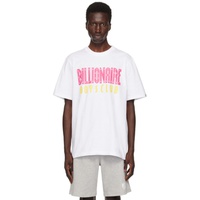 빌리어네어보이즈클럽 Billionaire Boys Club White Straight Logo T-Shirt 242143M213014