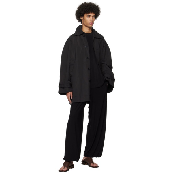  Birrot Black Lay1 Boxy Long Sleeve T-Shirt 241680M213008