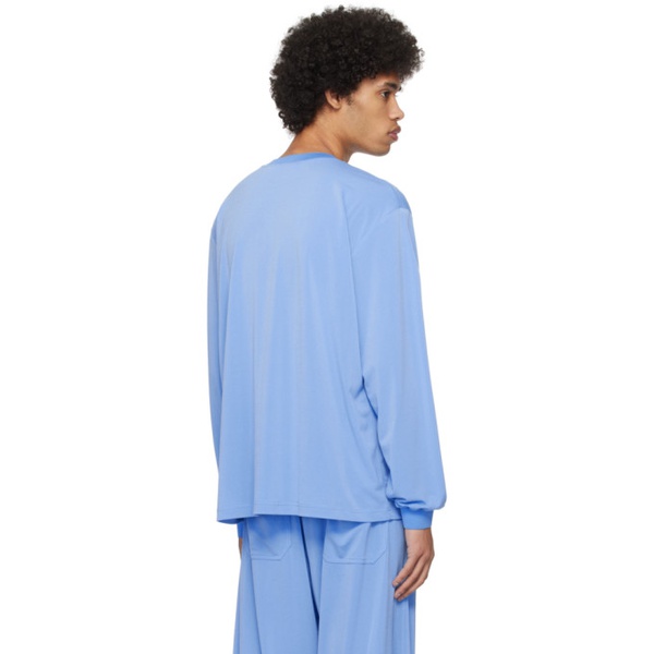  Birrot Blue Lay1 Boxy Long Sleeve T-Shirt 241680M213010