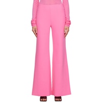Birrot Pink Wide Bootcut Trousers 232680F087002