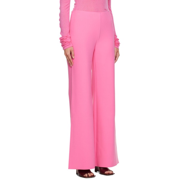  Birrot Pink Wide Bootcut Trousers 232680F087002