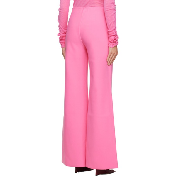  Birrot Pink Wide Bootcut Trousers 232680F087002