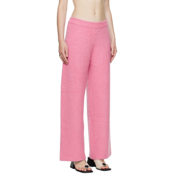  Birrot Pink Brushed Trousers 222680F087005