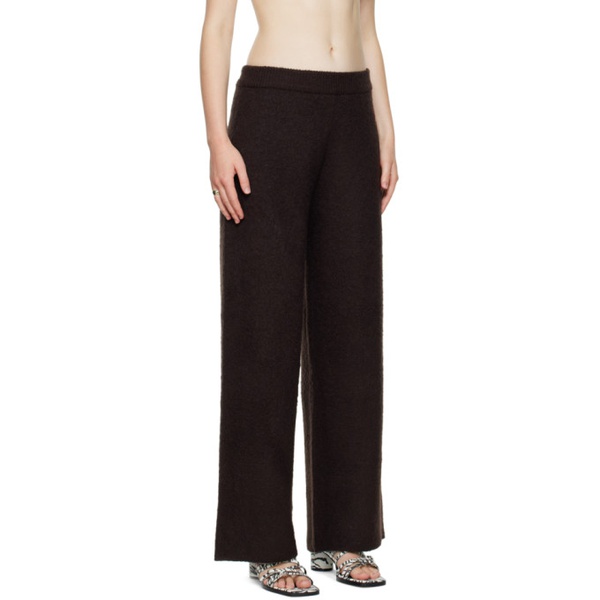  Birrot Brown Brushed Trousers 222680F087006