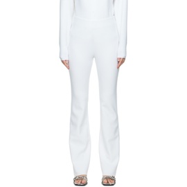 Birrot White Bootcut Trousers 222680F087001