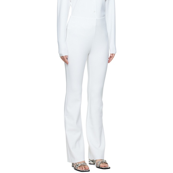  Birrot White Bootcut Trousers 222680F087001