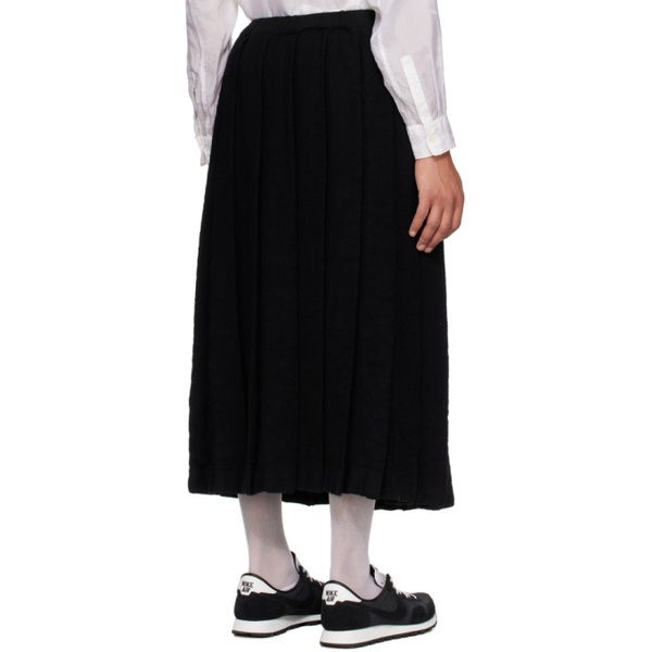  Black Comme des Garcons Black Pleated Skirt 231935M193008