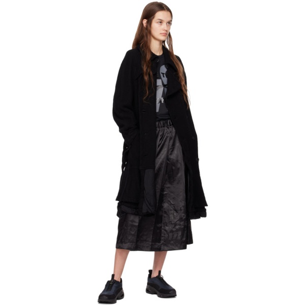  Black Comme des Garcons Black Double-Breasted Coat 231935F059000