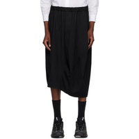 Black Comme des Garcons Black Asymmetric Hem Skirt 242935M193000