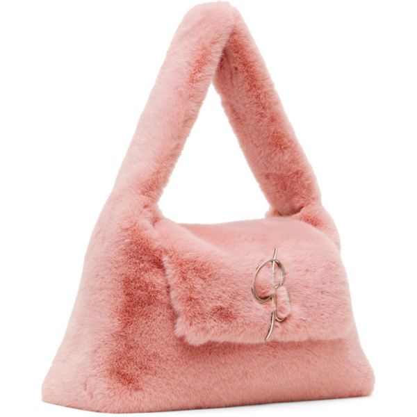  블루마린 Blumarine Pink Large Flap Bag 232901F048017
