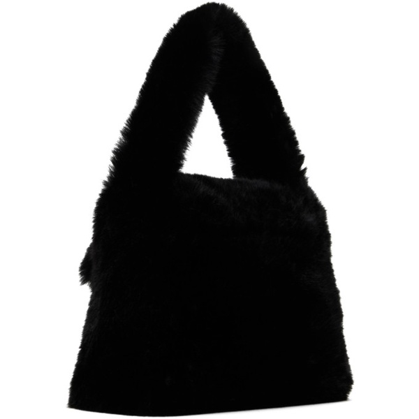  블루마린 Blumarine Black Faux-Fur Bag 232901F048023