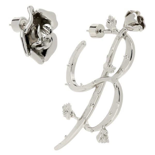 블루마린 Blumarine Silver B Earrings 241901F022003