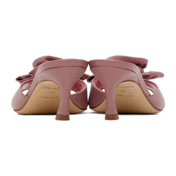  블루마린 Blumarine Pink Juliet Heeled Sandals 241901F125003