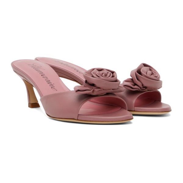  블루마린 Blumarine Pink Juliet Heeled Sandals 241901F125003