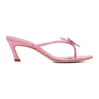 블루마린 Blumarine Pink Butterfly 119 Heeled Sandals 241901F125016