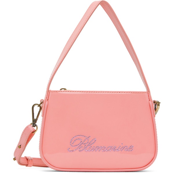  블루마린 Blumarine Pink Small Rhinestone Bag 231901F048010