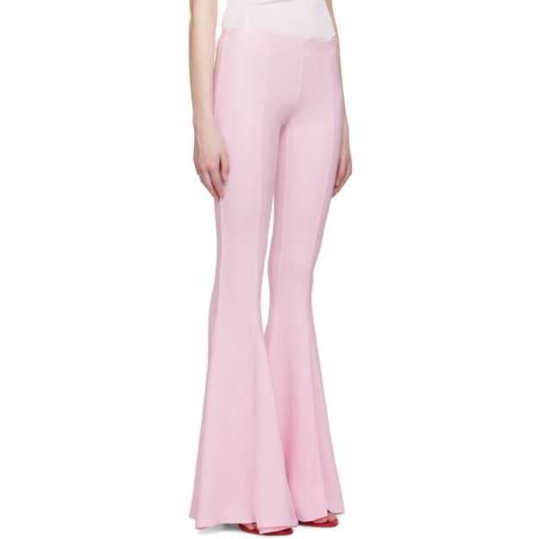  블루마린 Blumarine Pink Cady Trousers 231901F087015