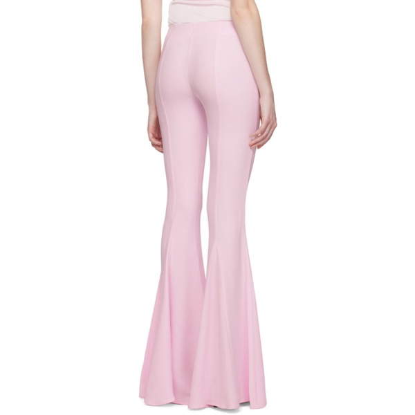  블루마린 Blumarine Pink Cady Trousers 231901F087015