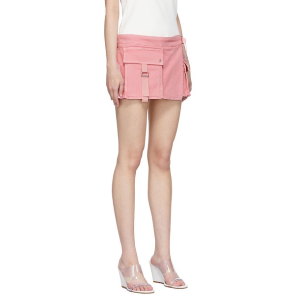  블루마린 Blumarine Pink Cotton Shorts 221901F088000