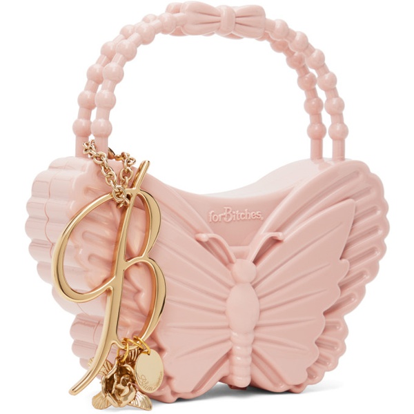  블루마린 Blumarine Pink forBitches 에디트 Edition Butterfly-Shaped Bag 241901F046023