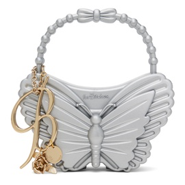 블루마린 Blumarine Silver forBitches 에디트 Edition Butterfly-Shaped Bag 241901F046021
