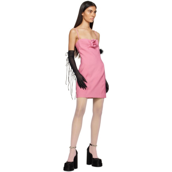  블루마린 Blumarine Pink Rose Minidress 231901F052004