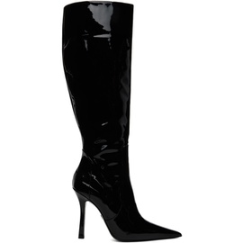 블루마린 Blumarine Black Pointed Tall Boots 222901F115003