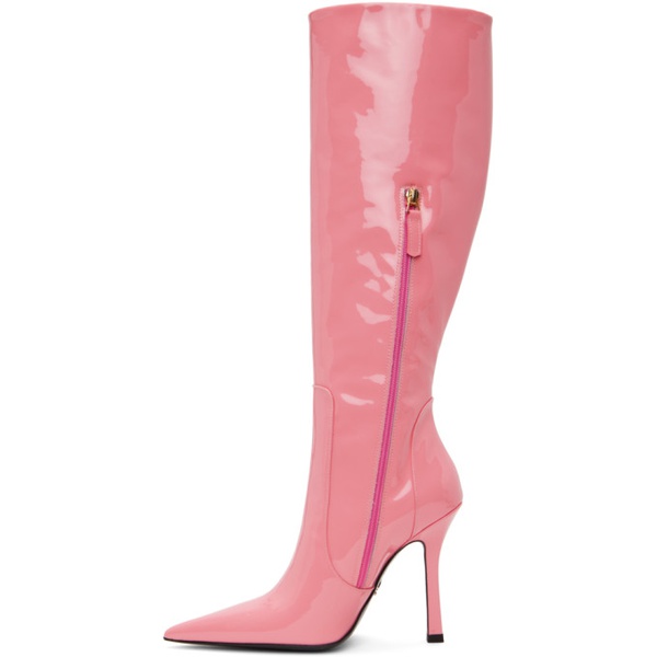  블루마린 Blumarine Pink Pointed Tall Boots 222901F115001