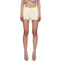 블루마린 Blumarine 오프화이트 Off-White Pocket Shorts 241901F088007