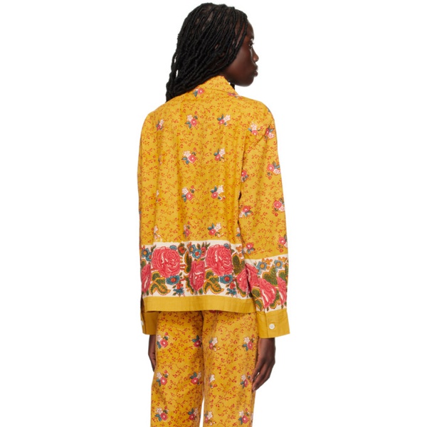  보디 Bode Multicolor Blooming Border Shirt 232169F109012