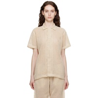 보디 Bode Beige Buttoned Shirt 231169F109093