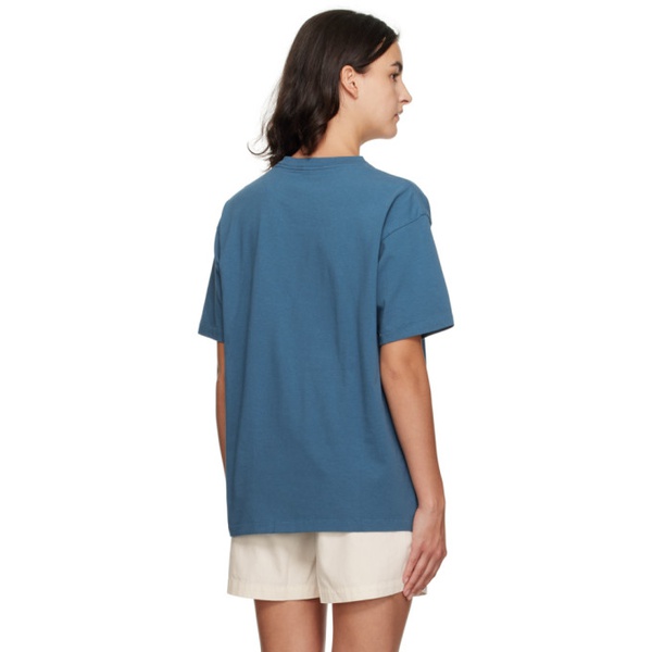  보디 Bode Blue Sweet Pine T-Shirt 232169F110013