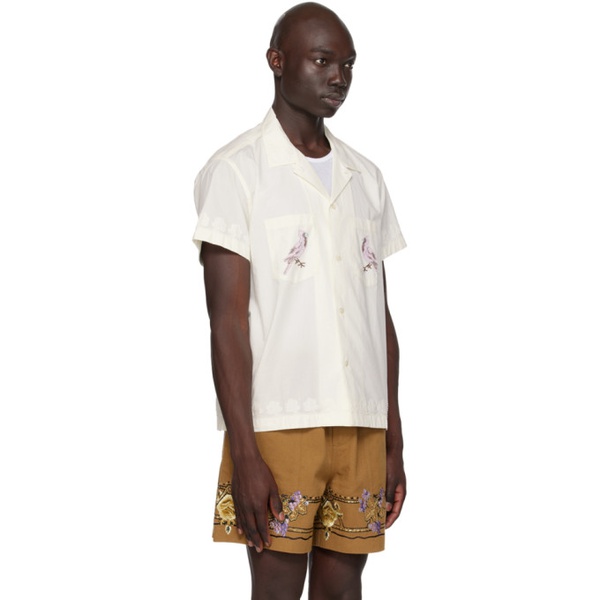  보디 Bode 오프화이트 Off-White Cardinal Shirt 241169M192011