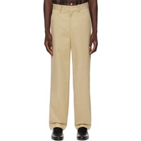 보디 Bode Khaki Standard Trousers 241169M191033