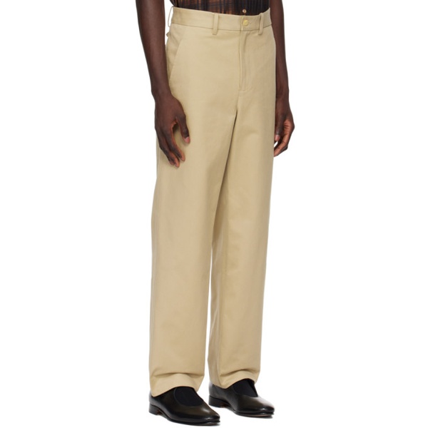  보디 Bode Khaki Standard Trousers 241169M191033