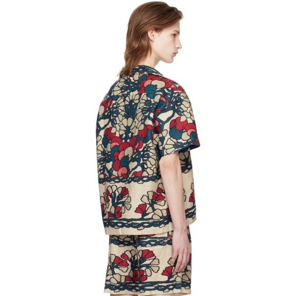  보디 Bode Multicolor Garden Lattice Shirt 241169M192036